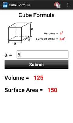 Volume & SurfaceArea Cal android App screenshot 5